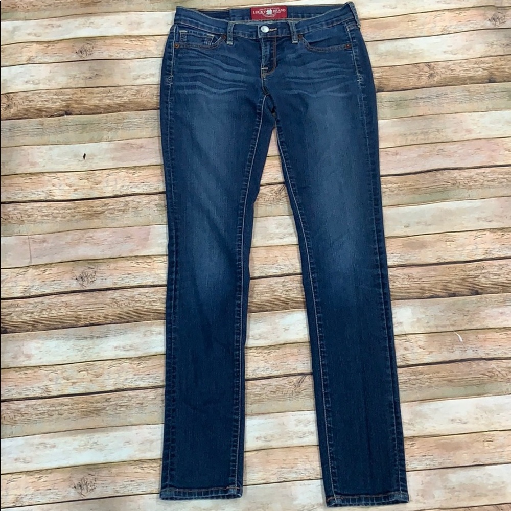 Lucky Brand Women's Skinny Jeans - Dark Blue Wash